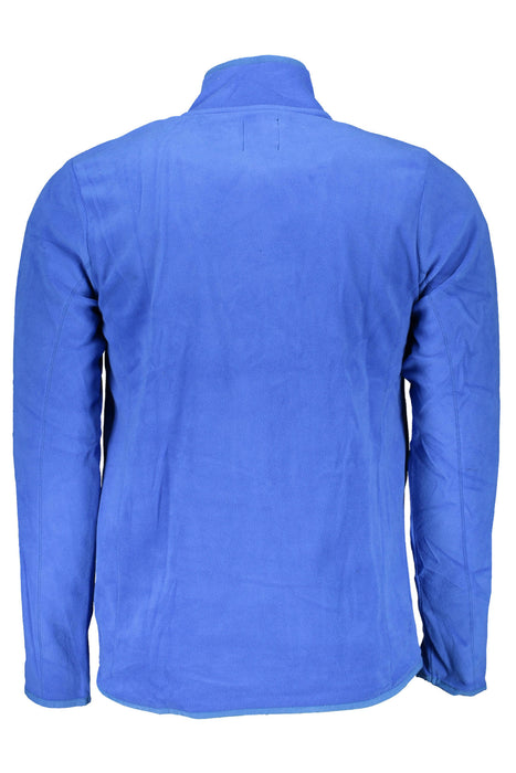 Gian Marco Venturi Mens Blue Zip-Up Sweatshirt