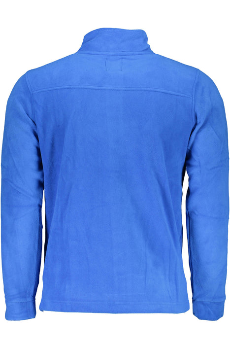 Gian Marco Venturi Mens Blue Zip-Up Sweatshirt