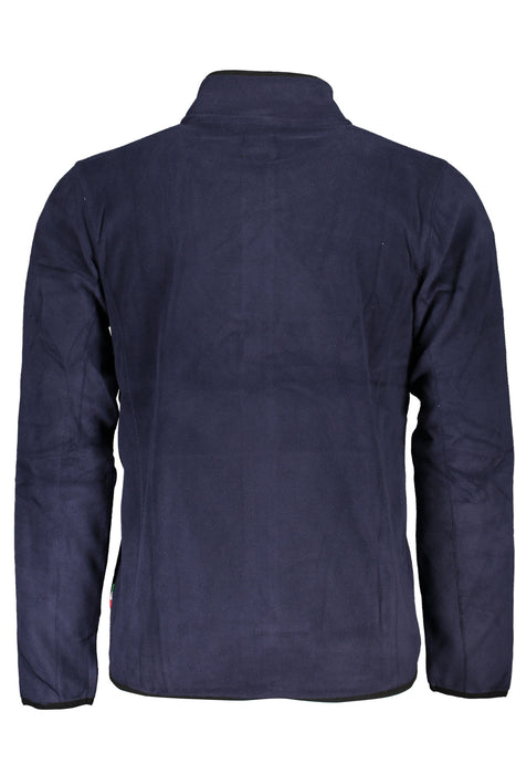 Gian Marco Venturi Mens Blue Zip Sweatshirt