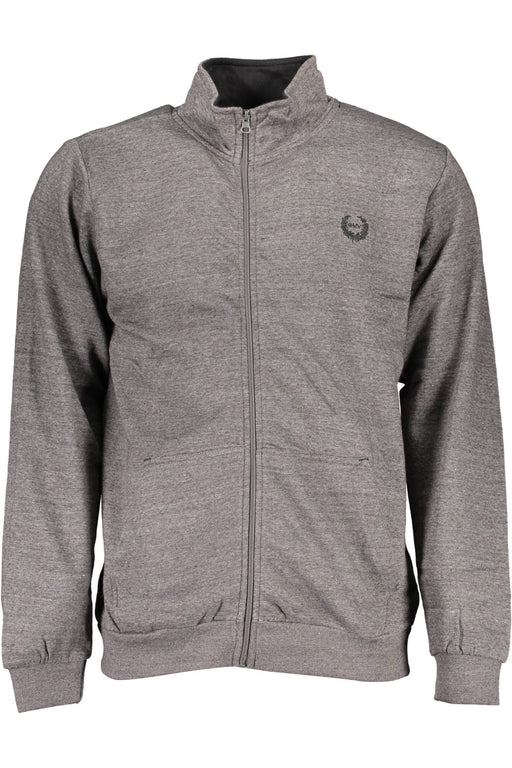 Gian Marco Venturi Mens Zip-Up Sweatshirt Grey