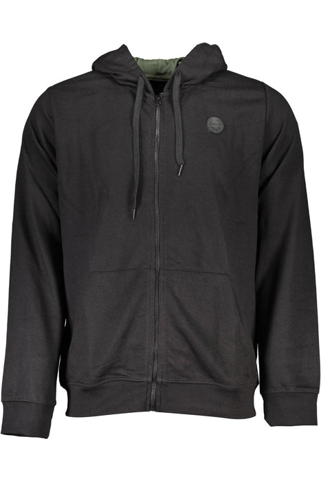 Gian Marco Venturi Mens Black Zip-Up Sweatshirt
