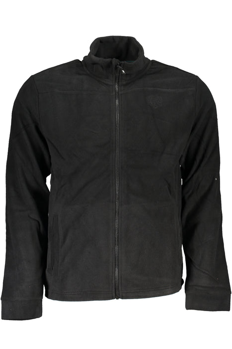 Gian Marco Venturi Mens Black Zip Sweatshirt