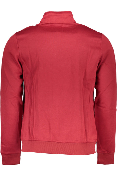 Gian Marco Venturi Mens Red Zip Sweatshirt