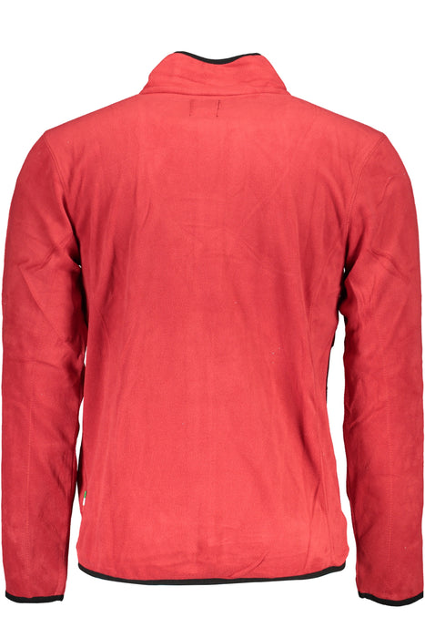 Gian Marco Venturi Mens Red Zip Sweatshirt