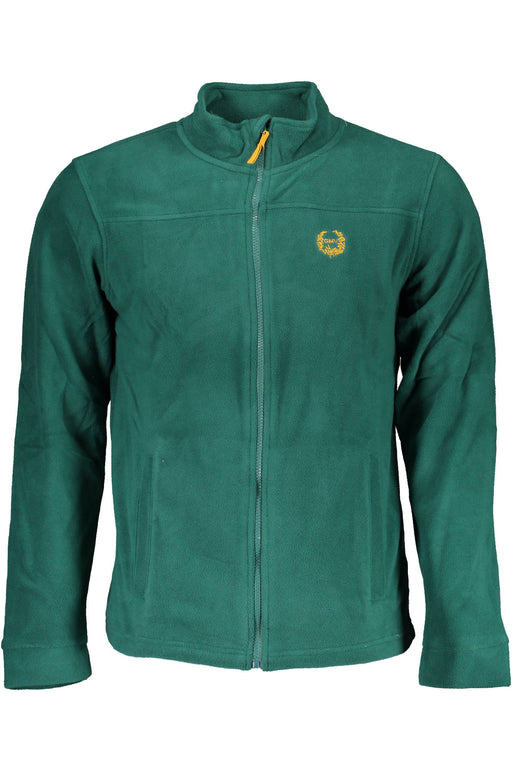 Gian Marco Venturi Mens Zip-Up Sweatshirt Green