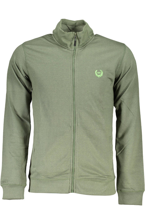 Gian Marco Venturi Mens Zip-Up Sweatshirt Green