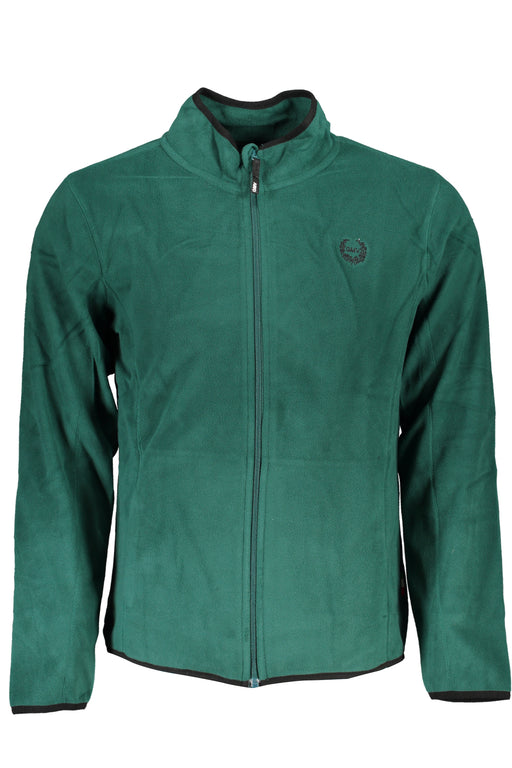Gian Marco Venturi Mens Green Zip Sweatshirt