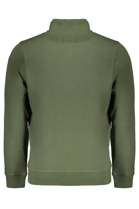 Gian Marco Venturi Mens Green Zip Sweatshirt