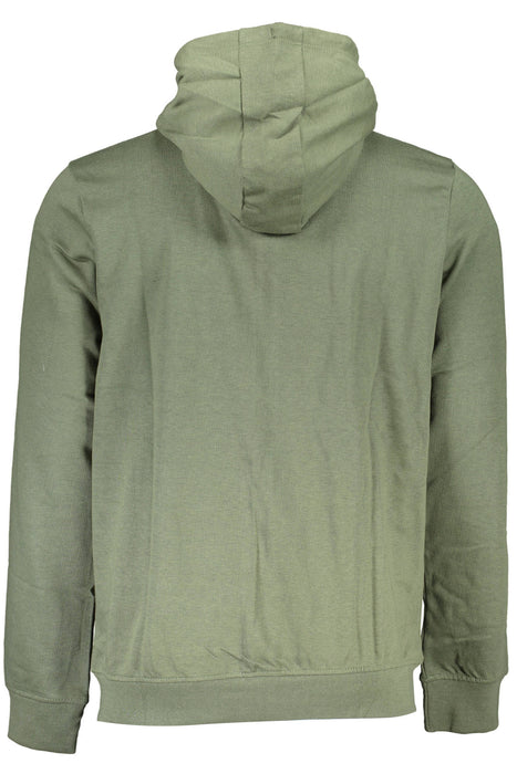 Gian Marco Venturi Mens Zip-Up Sweatshirt Green
