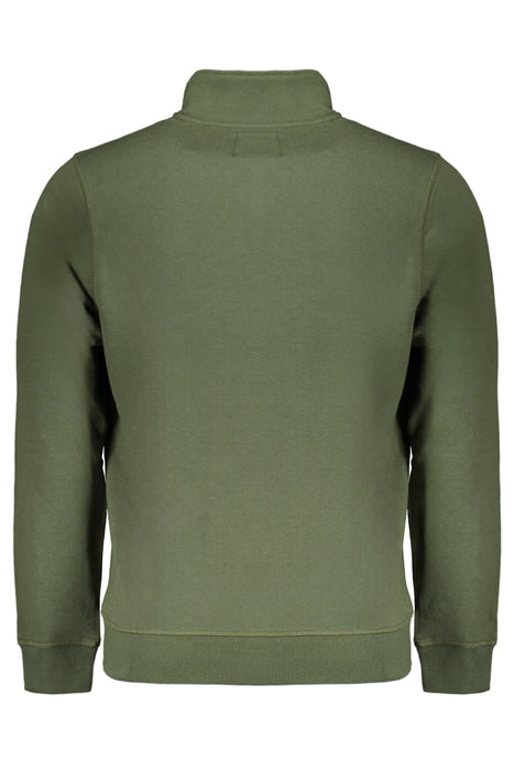 Gian Marco Venturi Mens Green Zip Sweatshirt