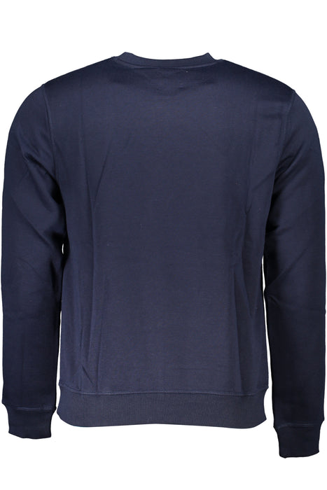 Gian Marco Venturi Mens Blue Zipless Sweatshirt - B2