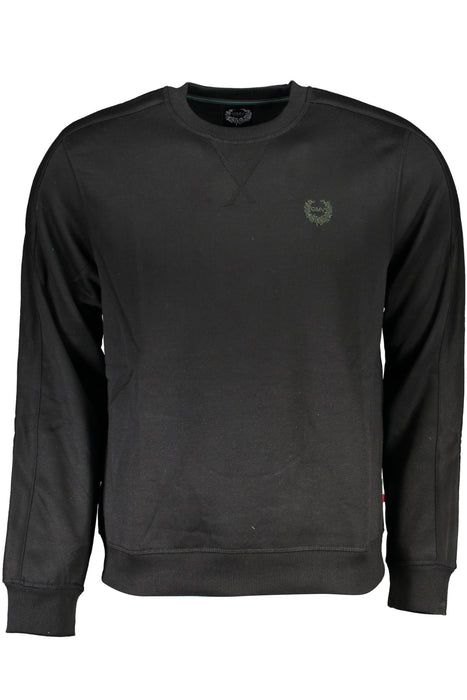 Gian Marco Venturi Black Mens Zipless Sweatshirt