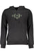 Gian Marco Venturi Mens Black Zip-Less Sweatshirt