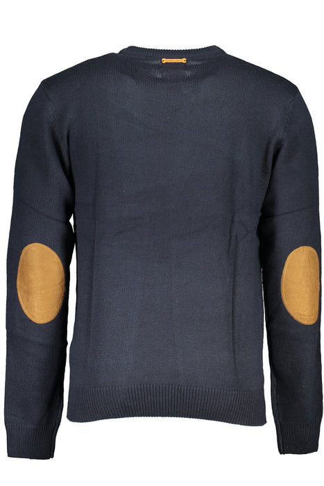 Gian Marco Venturi Mens Blue Sweater