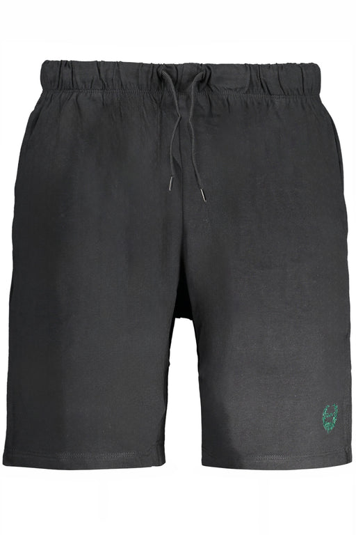 Gian Marco Venturi Mens Black Short Pants