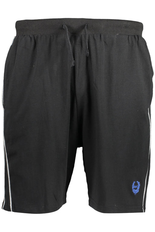 Gian Marco Venturi Mens Black Short Pants