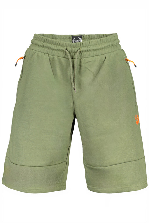 Gian Marco Venturi Mens Green Short Pants