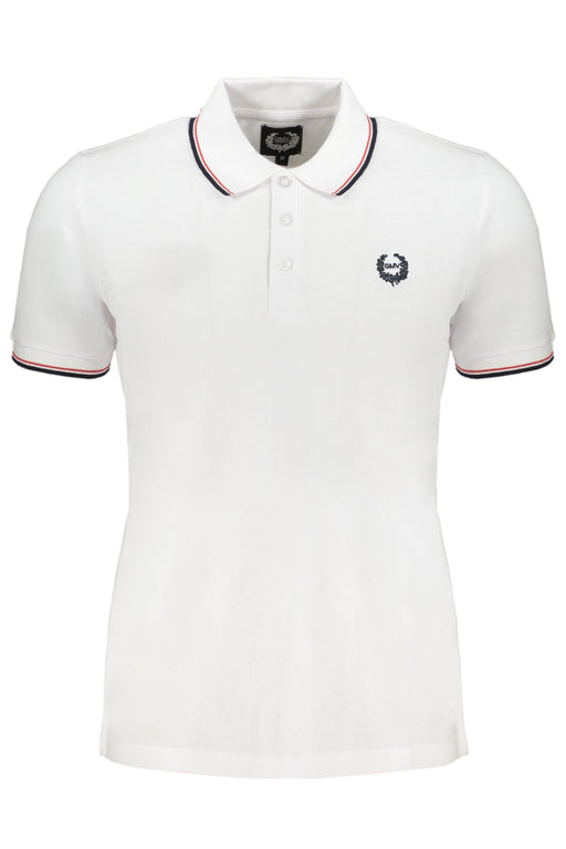 Gian Marco Venturi Mens White Short Sleeved Polo Shirt