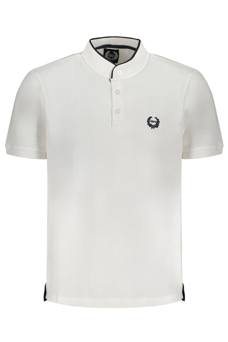 Gian Marco Venturi Mens White Short Sleeved Polo Shirt