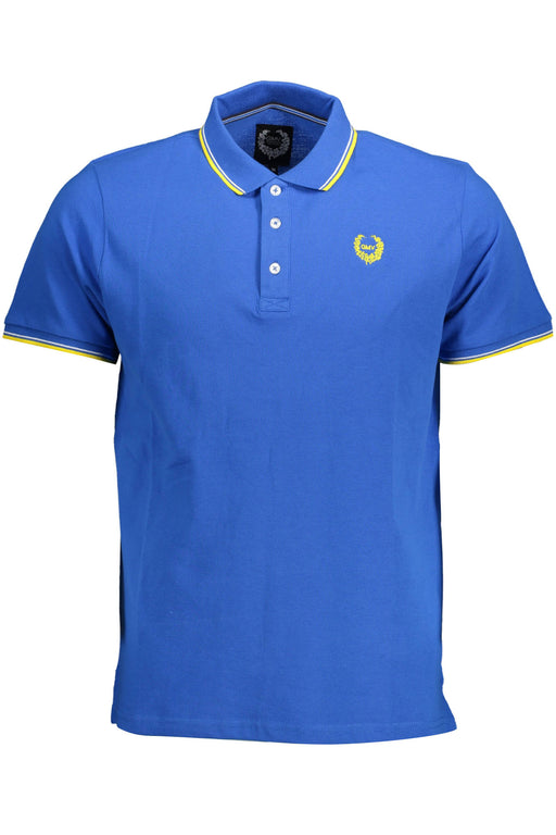 Gian Marco Venturi Short Sleeve Polo Shirt Man Blue