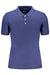 Gian Marco Venturi Mens Short Sleeved Polo Shirt Blue