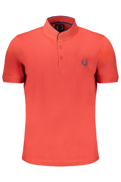 Gian Marco Venturi Mens Red Short Sleeved Polo Shirt