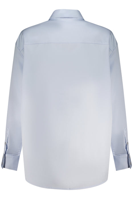 Guess Jeans Womens Long-Sleeved Shirt, Blue