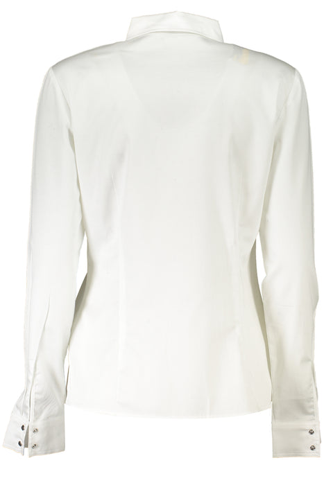 Guess Jeans Womens Long Sleeve Shirt White