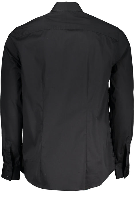 Guess Jeans Mens Long Sleeve Shirt Black