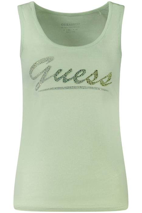 Guess Jeans Womens Tank Top Green