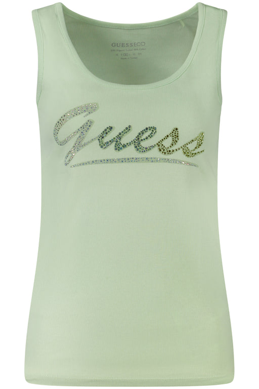Guess Jeans Womens Tank Top Green