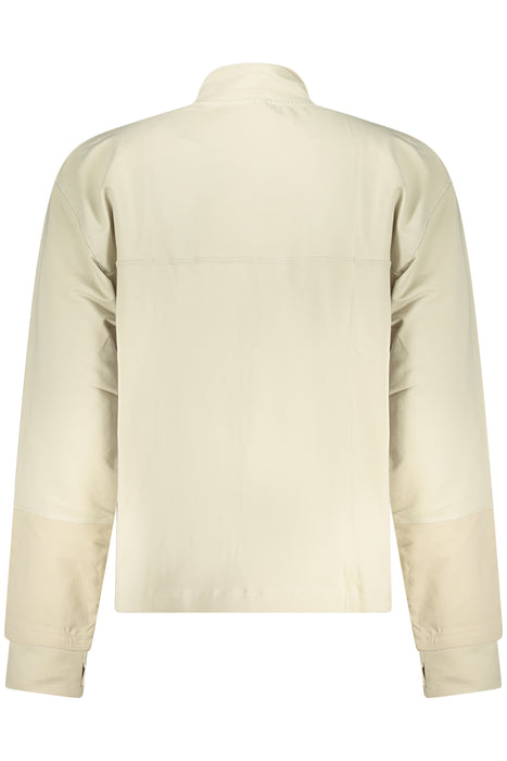 Guess Jeans Mens Zip-Up Sweatshirt Beige
