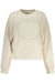 Guess Jeans Womens White Zip-Up Sweatshirt