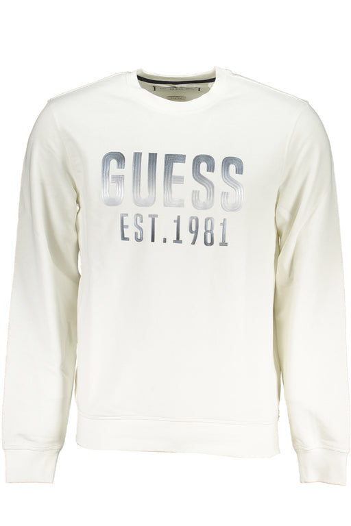 Guess Jeans White Mens Sweatshirt Without Zip