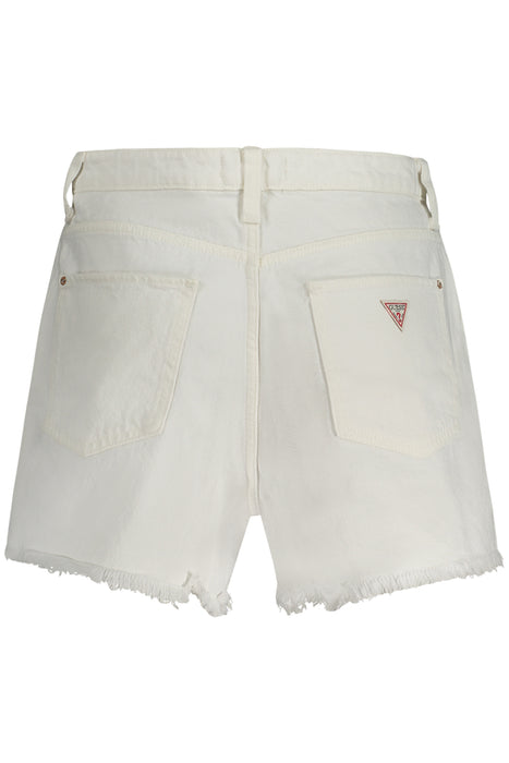 Guess Jeans Womens Short Jeans White