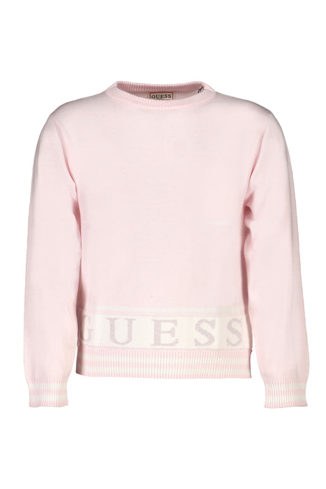 Guess Jeans Pink Girl Sweater