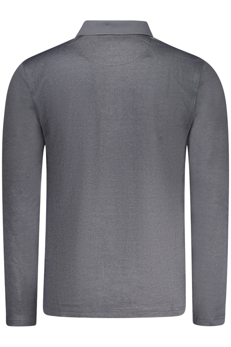 Guess Jeans Long Sleeve Polo Men Black