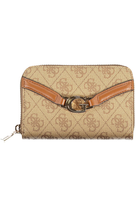 Guess Jeans Womens Beige Wallet
