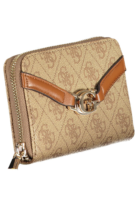 Guess Jeans Womens Beige Wallet