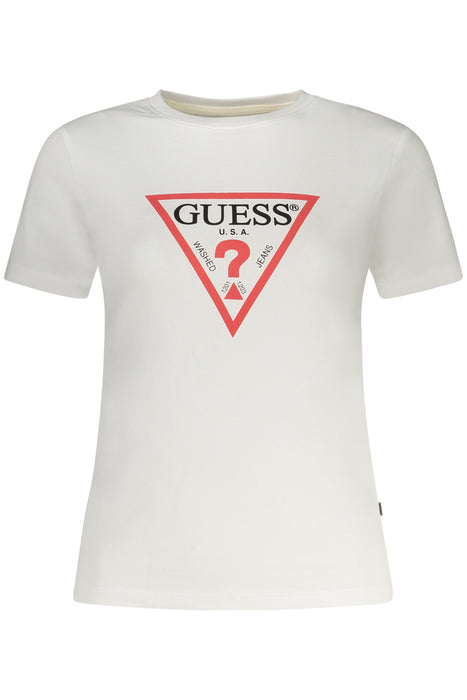 Guess Jeans Short Sleeve T-Shirt Women White