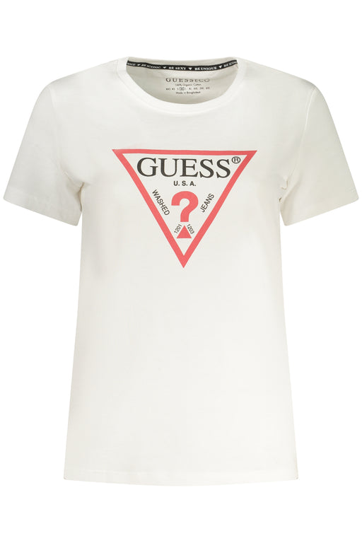 Guess Jeans Womens Short-Sleeve T-Shirt White