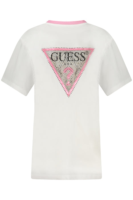 Guess Jeans Short Sleeve T-Shirt Women White