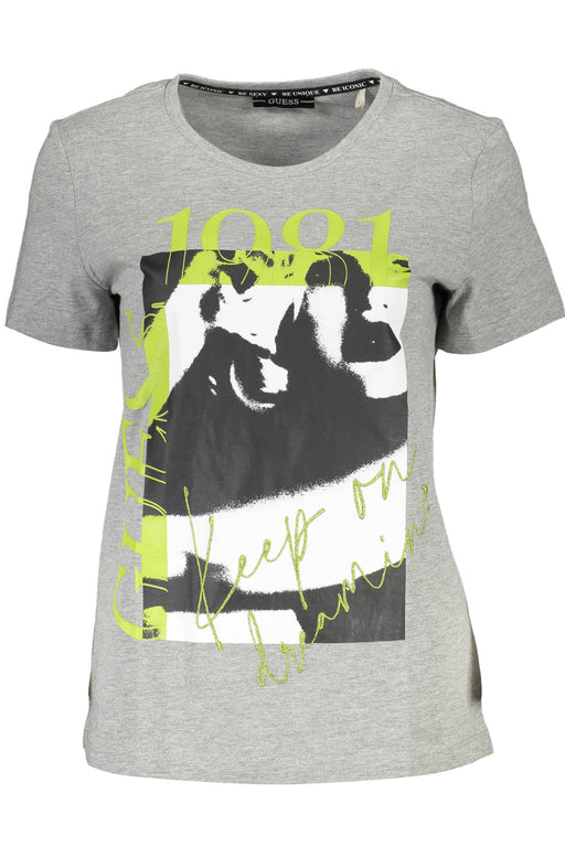 Guess Jeans Womens Short Sleeve T-Shirt Gray