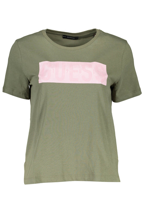 Guess Jeans Womens Short Sleeve T-Shirt Green