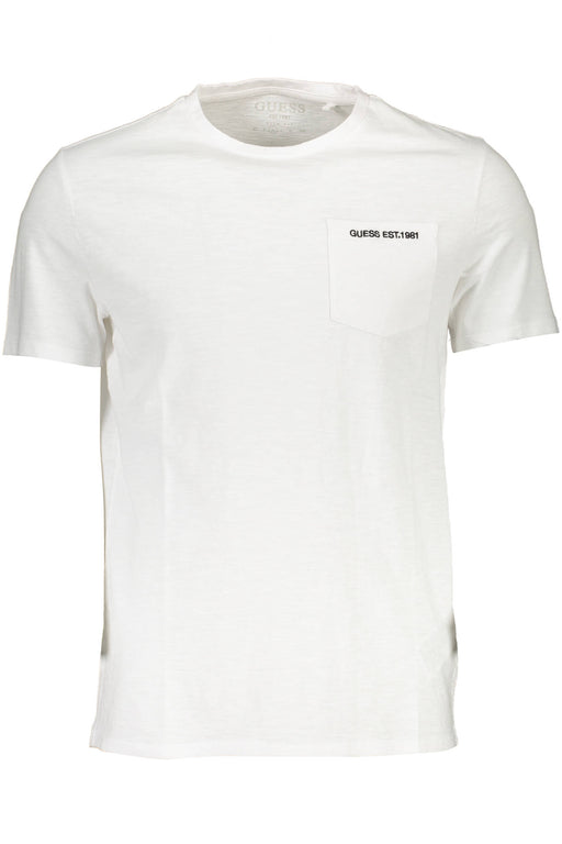 Guess Jeans Short Sleeve T-Shirt Men White