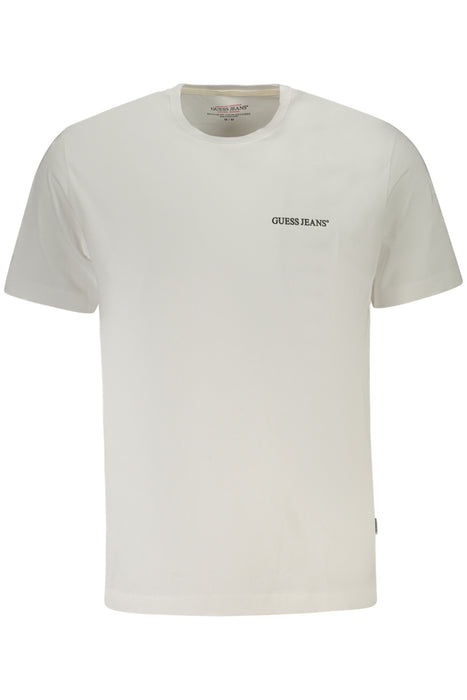 Guess Jeans Mens Short-Sleeved T-Shirt White