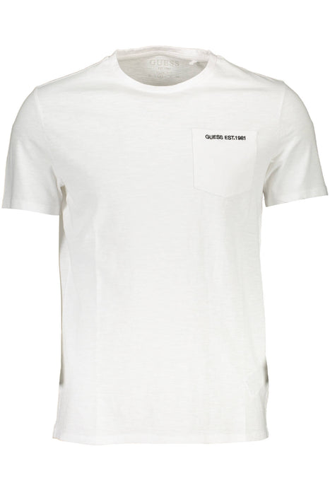 Guess Jeans Short Sleeve T-Shirt Men White