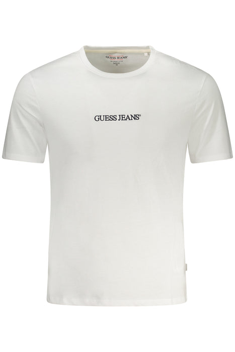 Guess Jeans Short Sleeve T-Shirt Men White