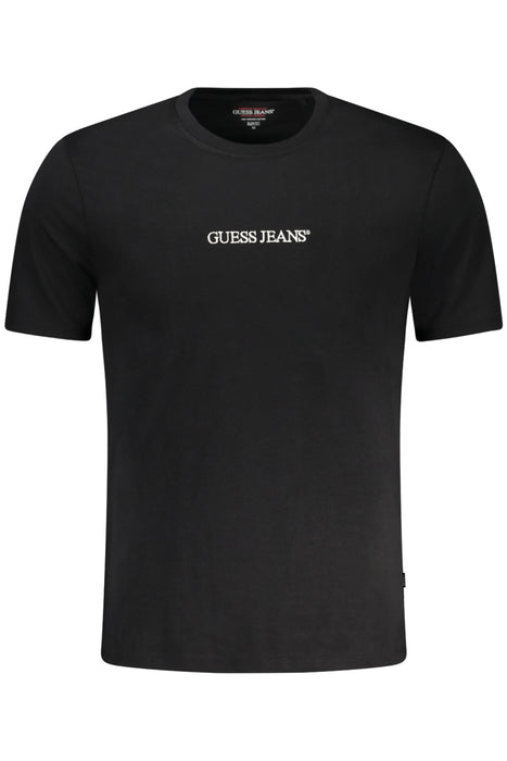 Guess Jeans Short Sleeve T-Shirt Men Black