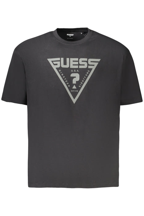 Guess Jeans Short Sleeve T-Shirt Men Black